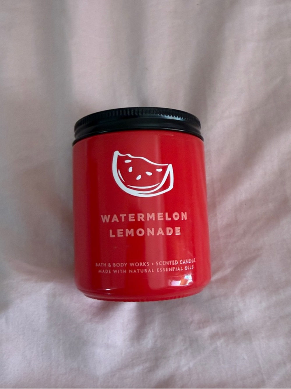Bath & Body Works Watermelon Lemonade Red Candle